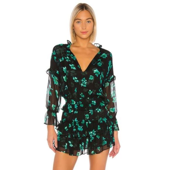 Misa Los Angeles Dresses & Skirts - MISA Los Angeles Lolita Dress Emerald Green Floral